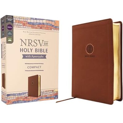Zondervan NRSVue, Holy Bible with Apocrypha, Compact, Leathersoft, Brown, Comfort Print - Publicité Zondervan NRSVue, Holy Bible with Apocrypha, Compact, Leathersoft, Brown, Comfort Print - Publicité