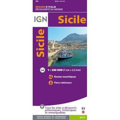 IGN Sicile 1/220,000 - Publicité IGN Sicile 1/220,000 - Publicité