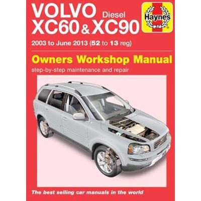 Haynes Volvo XC60 & XC90 Diesel (03 13) Repair Manual - Publicité Haynes Volvo XC60 & XC90 Diesel (03 13) Repair Manual - Publicité