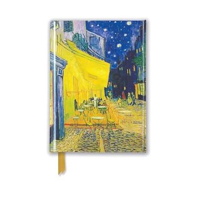 Van Gogh Foiled Pocket Notebook: Café Terrace - Publicité Van Gogh Foiled Pocket Notebook: Café Terrace - Publicité