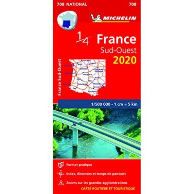 Michelin CN 708 FRANCE SUD-OUEST 2020 - Publicité Michelin CN 708 FRANCE SUD-OUEST 2020 - Publicité