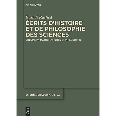 Rashed, Roshdi Mathématiques Et Philosophie - Publicité Rashed, Roshdi Mathématiques Et Philosophie - Publicité