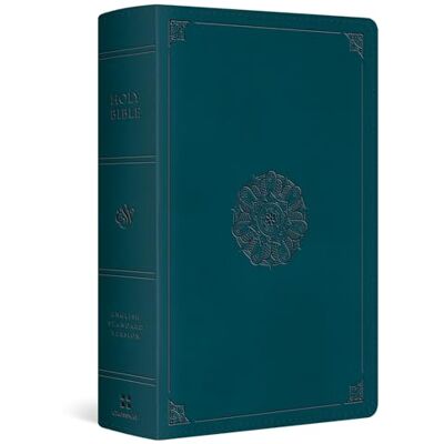 ESV Holy Bible: English Standard Version, Deep Teal, Trutone, Emblem Design, Personal Size - Publicité ESV Holy Bible: English Standard Version, Deep Teal, Trutone, Emblem Design, Personal Size - Publicité