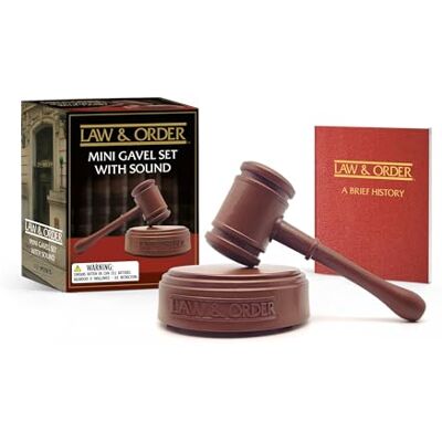 Carter, Chip Law & Order: Mini Gavel Set with Sound - Publicité Carter, Chip Law & Order: Mini Gavel Set with Sound - Publicité