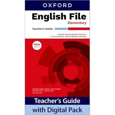 Latham-Koenig, Christina English File fifth edition: Elementary: Teacher's Guide with Digital Pack: Print Teacher's Guide and 4 years' access to Classroom Presentation Tools, ... Resources all available on Oxford English Hub - Publicité Latham-Koenig, Christina English File fifth edition: Elementary: Teacher's Guide with Digital Pack: Print Teacher's Guide and 4 years' access to Classroom Presentation Tools, ... Resources all available on Oxford English Hub - Publicité