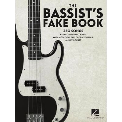 Various The Bassist's Fake Book. Solo pour Guitare Basse. Recueil 250 chansons rock pop funk soul blues Grilles faciles: notation + tablature basse, accords & paroles Répertoire pour bassistes - Publicité Various The Bassist's Fake Book. Solo pour Guitare Basse. Recueil 250 chansons rock pop funk soul blues Grilles faciles: notation + tablature basse, accords & paroles Répertoire pour bassistes - Publicité