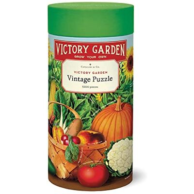 CAVALLINI & CO. Cavallini 1000 Piece Puzzle, Vintage Victory Garden (PZL/VG) - Publicité CAVALLINI & CO. Cavallini 1000 Piece Puzzle, Vintage Victory Garden (PZL/VG) - Publicité