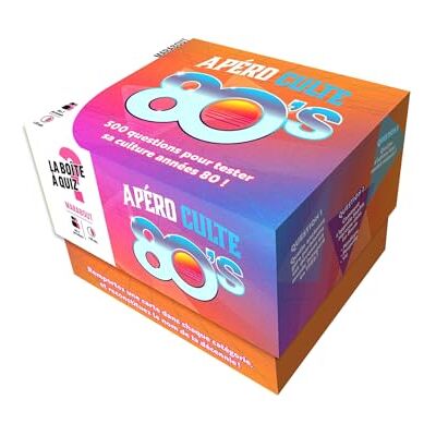 Xxx La boîte Apéro Culte Années 80: 500 questions pour tester votre culture années 80 ! - Publicité Xxx La boîte Apéro Culte Années 80: 500 questions pour tester votre culture années 80 ! - Publicité
