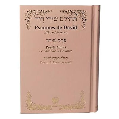 Psaumes de David Hébreu Français Rose: Psaumes de David Hébreu Français avec Perek Chira et Prière du remerciement - Publicité Psaumes de David Hébreu Français Rose: Psaumes de David Hébreu Français avec Perek Chira et Prière du remerciement - Publicité