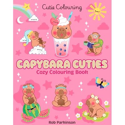 Scholastic Capybara Cuties: Colouring Book - Publicité Scholastic Capybara Cuties: Colouring Book - Publicité