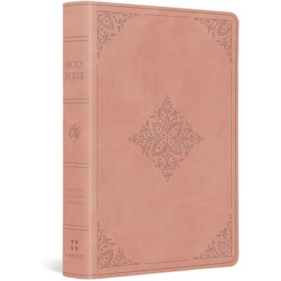 ESV Value Large Print Compact Bible (Trutone, Blush Rose, Fleur-De-Lis Design) - Publicité ESV Value Large Print Compact Bible (Trutone, Blush Rose, Fleur-De-Lis Design) - Publicité