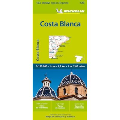 Michelin Costa Blanca Zoom Map 123 - Publicité Michelin Costa Blanca Zoom Map 123 - Publicité