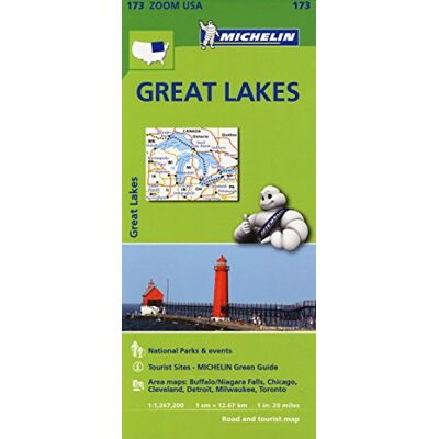 MICHELIN Great Lakes Zoom Map 173: Map - Publicité MICHELIN Great Lakes Zoom Map 173: Map - Publicité