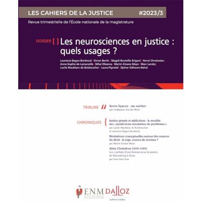Collectif Les Cahiers de la justice 3/2023 - Publicité Collectif Les Cahiers de la justice 3/2023 - Publicité