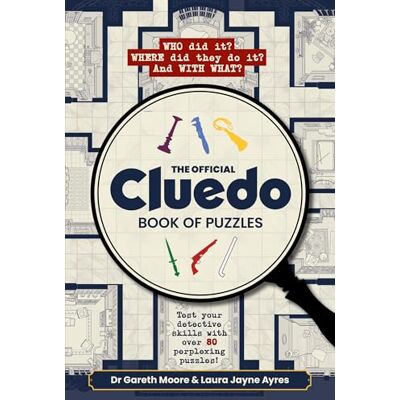 Hasbro Cluedo Book of Puzzles - Publicité Hasbro Cluedo Book of Puzzles - Publicité