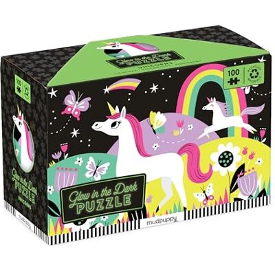 MudPuppy Unicorns Glow-in-The-Dark Puzzle - Publicité MudPuppy Unicorns Glow-in-The-Dark Puzzle - Publicité