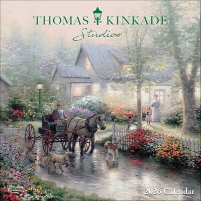 Kinkade, Thomas Thomas Kinkade Studios 2026 Mini Wall Calendar - Publicité Kinkade, Thomas Thomas Kinkade Studios 2026 Mini Wall Calendar - Publicité