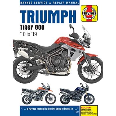 Haynes Triumph Tiger 800 '10 to '19 - Publicité Haynes Triumph Tiger 800 '10 to '19 - Publicité