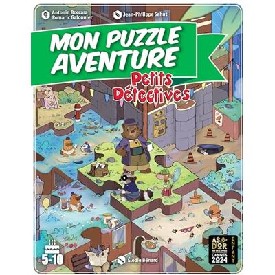 Blackrock Games Mon Puzzle Aventure Petits Detectives Puzzle et Jeu d'enquête idéal pour Les Enfants dès 5 Ans 3 enquêtes à résoudres 42 pièces fabriqué en France Game Flow - Publicité Blackrock Games Mon Puzzle Aventure Petits Detectives Puzzle et Jeu d'enquête idéal pour Les Enfants dès 5 Ans 3 enquêtes à résoudres 42 pièces fabriqué en France Game Flow - Publicité