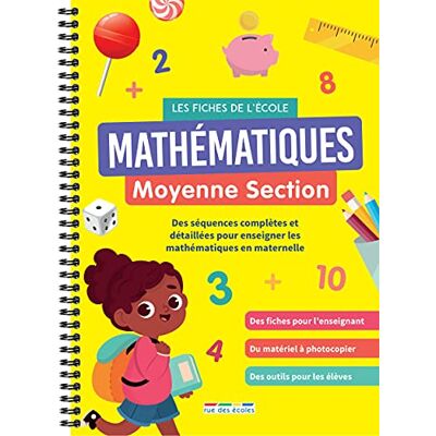 Collectif Les fiches de l'école Mathématiques Moyenne Section - Publicité Collectif Les fiches de l'école Mathématiques Moyenne Section - Publicité