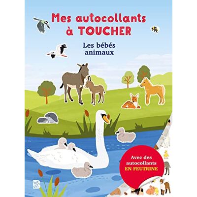 Ballon Mes autocollants à toucher Les bébés animaux - Publicité Ballon Mes autocollants à toucher Les bébés animaux - Publicité