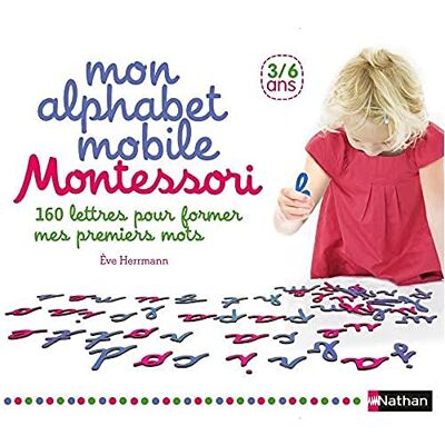 Herrmann, Ève Mon alphabet mobile Montessori lettres mobiles 3/6 ans - Publicité Herrmann, Ève Mon alphabet mobile Montessori lettres mobiles 3/6 ans - Publicité