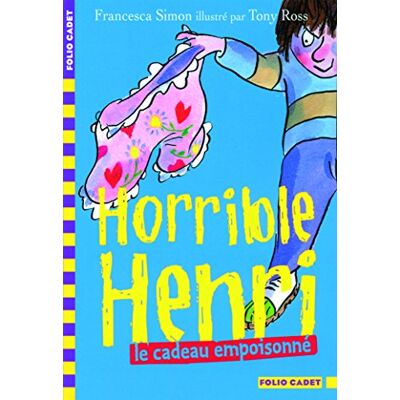 Simon, Francesca Horrible Henri 7. Le cadeau empoisonné Folio Cadet Dès 7 ans - Publicité Simon, Francesca Horrible Henri 7. Le cadeau empoisonné Folio Cadet Dès 7 ans - Publicité