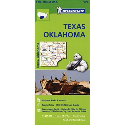 MICHELIN Texas Oklahoma Zoom Map 176: Map - Publicité MICHELIN Texas Oklahoma Zoom Map 176: Map - Publicité