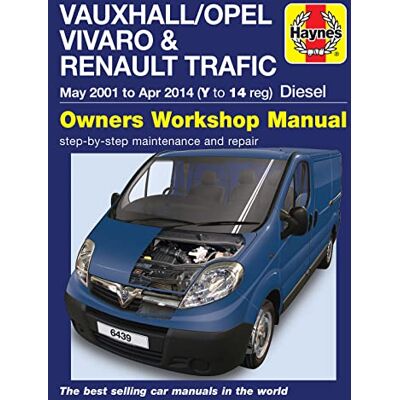 Haynes Vauxhall/Opel Vivaro & Renault Trafic Diesel May 01 to Apr 14 (Y to 14 reg) Repair Manual - Publicité Haynes Vauxhall/Opel Vivaro & Renault Trafic Diesel May 01 to Apr 14 (Y to 14 reg) Repair Manual - Publicité