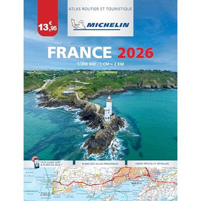Michelin Atlas France 2026 Broché - Publicité Michelin Atlas France 2026 Broché - Publicité