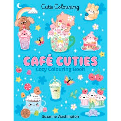 Scholastic Cafe Cuties: Colouring Book - Publicité Scholastic Cafe Cuties: Colouring Book - Publicité