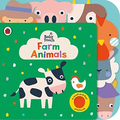 Ladybird Baby Touch: Farm Animals: A touch-and-feel playbook - Publicité Ladybird Baby Touch: Farm Animals: A touch-and-feel playbook - Publicité
