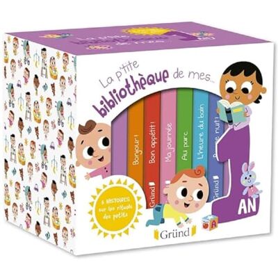 La petite bibliothèque de mes 1 an Coffret avec 6 livres tout-carton À partir de 1 an - Publicité La petite bibliothèque de mes 1 an Coffret avec 6 livres tout-carton À partir de 1 an - Publicité