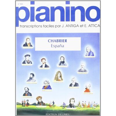 Chabrier, Emmanuel Espana Pianino 143 - Publicité Chabrier, Emmanuel Espana Pianino 143 - Publicité