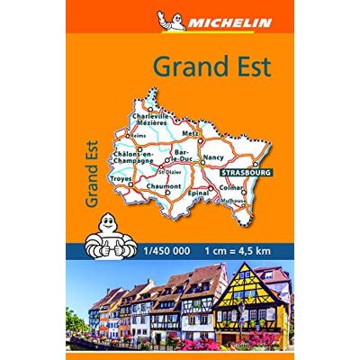Michelin Carte Grand-Est (Mini) - Publicité Michelin Carte Grand-Est (Mini) - Publicité