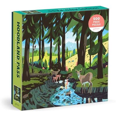 Galison Woodland Pass 500 Piece Puzzle - Publicité Galison Woodland Pass 500 Piece Puzzle - Publicité