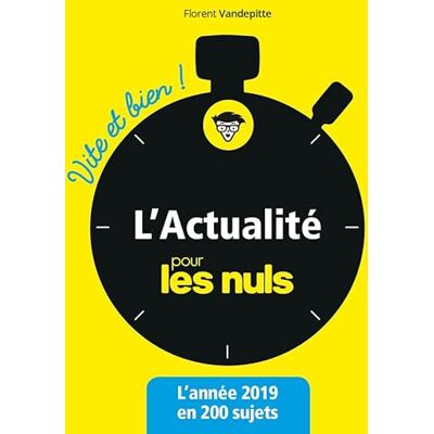 Vandepitte, Florent L'Actualité pour les Nuls vite et bien - Publicité Vandepitte, Florent L'Actualité pour les Nuls vite et bien - Publicité