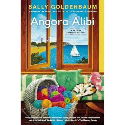 Goldenbaum, Sally Angora Alibi: A Seaside Knitters Mystery - Publicité Goldenbaum, Sally Angora Alibi: A Seaside Knitters Mystery - Publicité