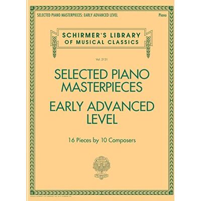 Various Selected Piano Masterpieces Early Advanced Level - Publicité Various Selected Piano Masterpieces Early Advanced Level - Publicité