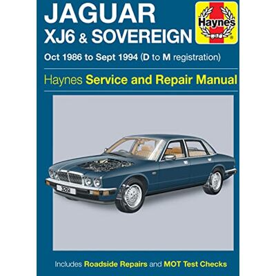 Haynes Jaguar XJ6 & Sovereign (Oct 86 Sept 94) Repair Manual - Publicité Haynes Jaguar XJ6 & Sovereign (Oct 86 Sept 94) Repair Manual - Publicité