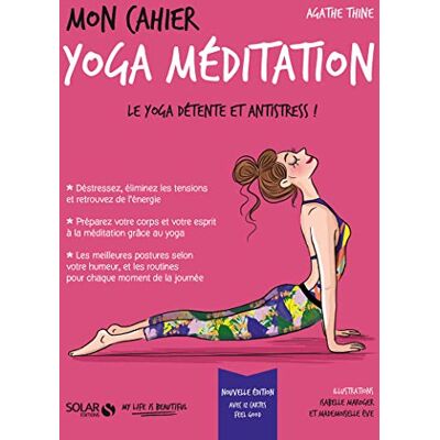 Thine, Agathe Mon cahier Yoga méditation - Publicité Thine, Agathe Mon cahier Yoga méditation - Publicité