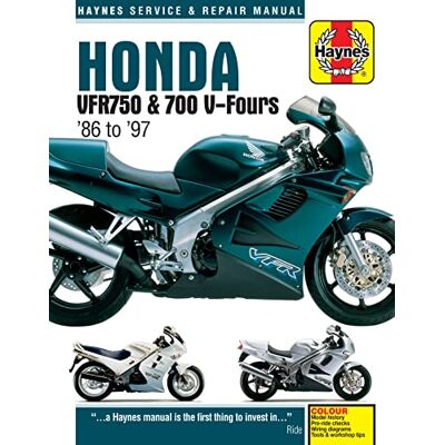 Haynes Honda VFR750 & 700 V-Fours '86 to '97 Service and Repair Manual - Publicité Haynes Honda VFR750 & 700 V-Fours '86 to '97 Service and Repair Manual - Publicité