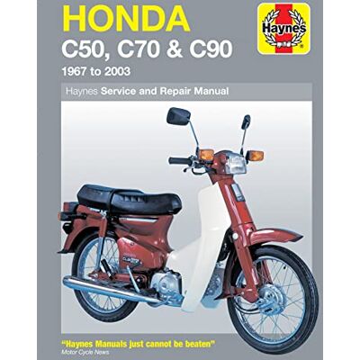 Haynes Honda C50, C70 & C90: 1967 to 2003 - Publicité Haynes Honda C50, C70 & C90: 1967 to 2003 - Publicité