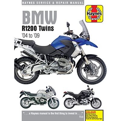 Haynes Publishing Haynes BMW R1200 Twins Service and Repair Manual: R1200 GS. 1170cc. 2004 to 2009, R1200 GS Adventure. 1170cc. 2006 to 2009, R1200 ST. 1170cc. 2005 to ... 2006 to 2008, R1200 R. 1170cc. 2007 to 2009 - Publicité Haynes Publishing Haynes BMW R1200 Twins Service and Repair Manual: R1200 GS. 1170cc. 2004 to 2009, R1200 GS Adventure. 1170cc. 2006 to 2009, R1200 ST. 1170cc. 2005 to ... 2006 to 2008, R1200 R. 1170cc. 2007 to 2009 - Publicité