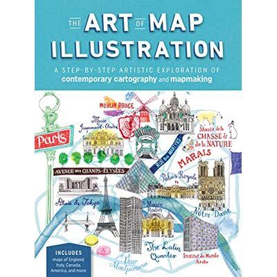 Collectif The Art of Map Illustration /anglais - Publicité Collectif The Art of Map Illustration /anglais - Publicité