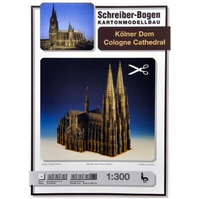 HMV Hamburger Modellbaubogen Verlag Aue-Verlag Maquette Cathédrale de Cologne 49 x 29 x 53 cm - Publicité HMV Hamburger Modellbaubogen Verlag Aue-Verlag Maquette Cathédrale de Cologne 49 x 29 x 53 cm - Publicité