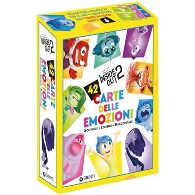 Walt Disney Carte delle emozioni. Inside Out 2. Scoprile. Leggile. Raccontale. Ediz. a colori. Con 42 Carte - Publicité Walt Disney Carte delle emozioni. Inside Out 2. Scoprile. Leggile. Raccontale. Ediz. a colori. Con 42 Carte - Publicité