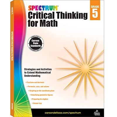 Spectrum Critical Thinking for Math, Grade 5 - Publicité Spectrum Critical Thinking for Math, Grade 5 - Publicité