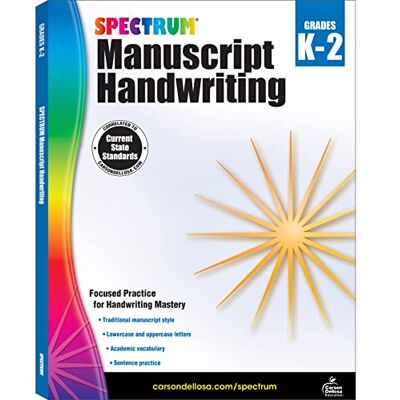 Spectrum Manuscript Handwriting Grades K-2 - Publicité Spectrum Manuscript Handwriting Grades K-2 - Publicité