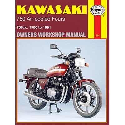 Haynes Kawasaki 750 Air-Cooled Fours Owners Workshop Manual: 1980-91 - Publicité Haynes Kawasaki 750 Air-Cooled Fours Owners Workshop Manual: 1980-91 - Publicité